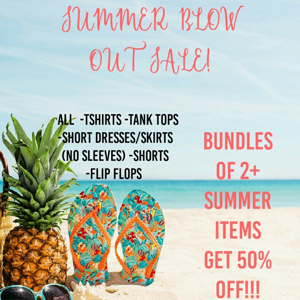 🌻 2+ =50% 🌻1 =20%🌻 ALL ITEMS MUST BE SUMMER 🌻